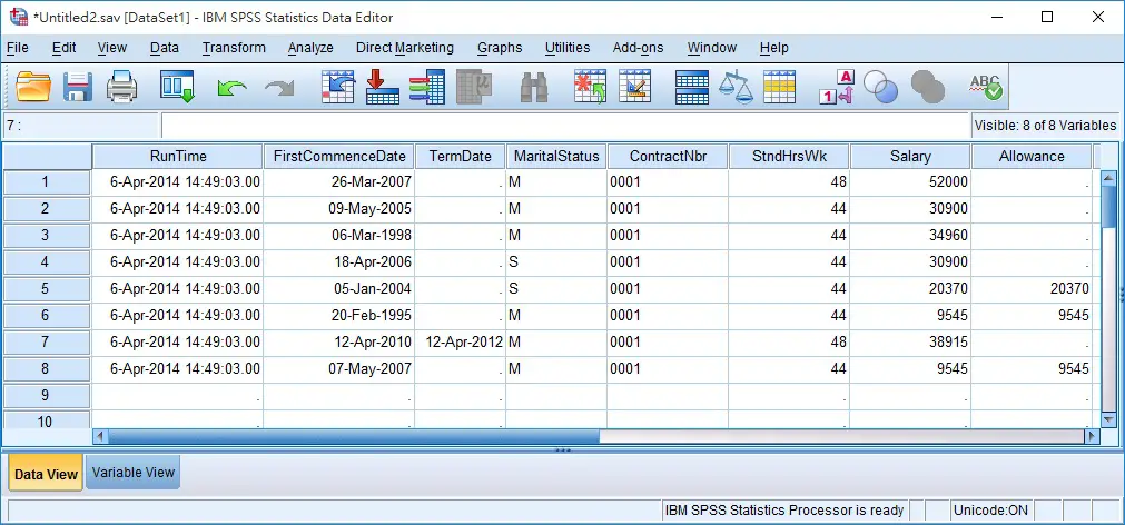 spss excel 07