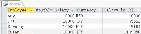 Get exchange rate using VBA Access Function 01