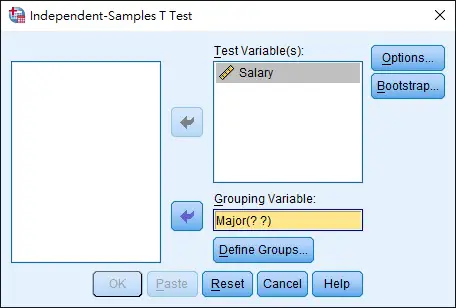 SPSS Excel Independent T Test 10