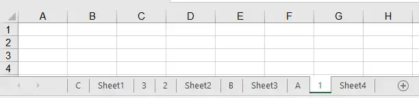 Excel VBA sort worksheet tab 01