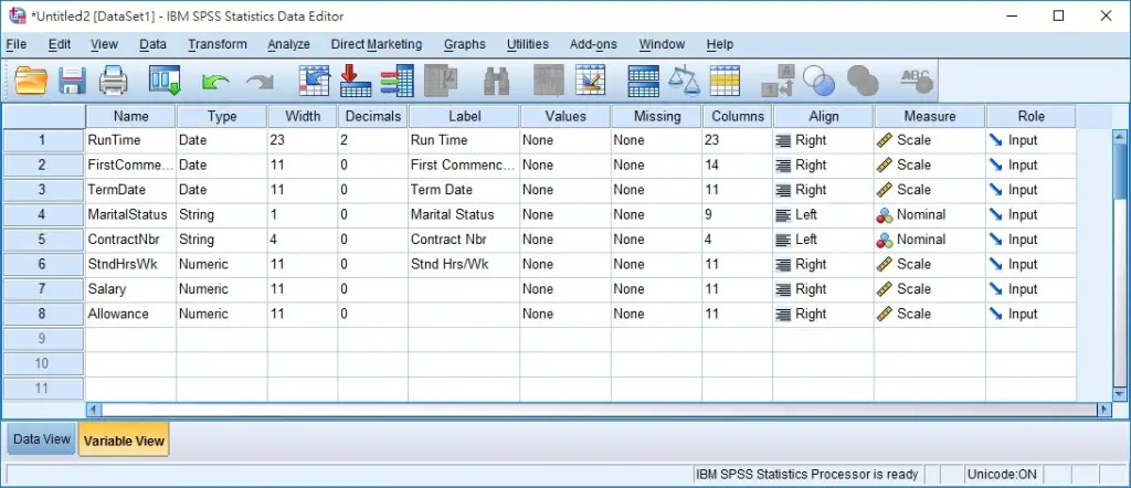 import excel into spss 25