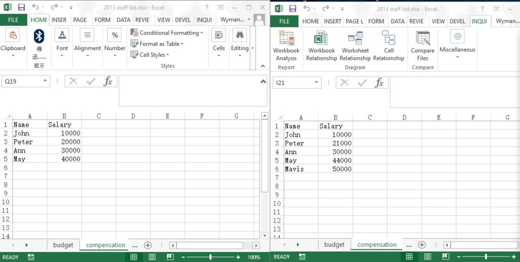 Excel Compare Worksheets Using Compare File - Access-Excel.Tips